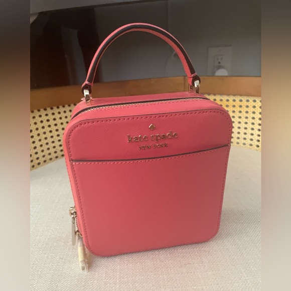 kate spade Handbags - kate spade Coral Pink Top-Handle Crossbody Bag